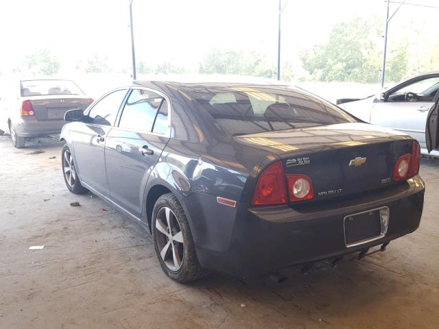 1G1ZC5EU9BF102378 - 2011 CHEVROLET MALIBU 1LT გრაფიტი ფოტო 3
