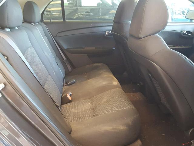 1G1ZC5EU9BF102378 - 2011 CHEVROLET MALIBU 1LT გრაფიტი ფოტო 6