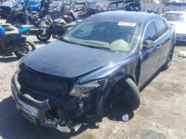 1G1ZB5EB0AF242660 - 2010 CHEVROLET MALIBU LS BLUE photo 2