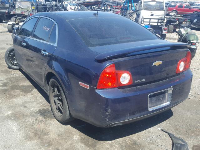 1G1ZB5EB0AF242660 - 2010 CHEVROLET MALIBU LS BLUE photo 3