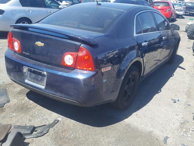 1G1ZB5EB0AF242660 - 2010 CHEVROLET MALIBU LS BLUE photo 4