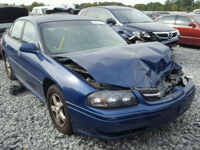 2G1WH52K759224029 - 2005 CHEVROLET IMPALA LS BLUE photo 1