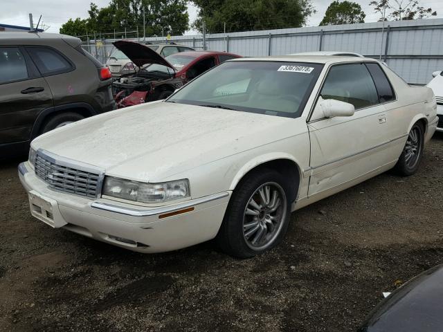 1G6ET1295SU616788 - 1995 CADILLAC ELDORADO T WHITE photo 2