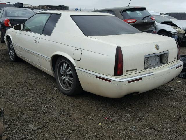 1G6ET1295SU616788 - 1995 CADILLAC ELDORADO T WHITE photo 3