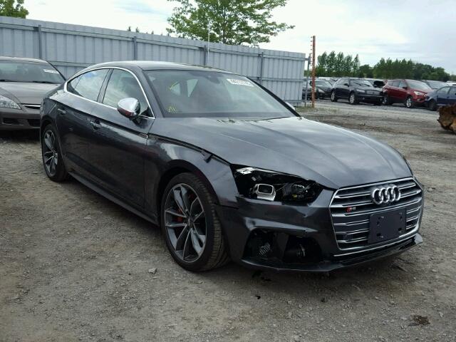 WAUC4DF51JA025655 - 2018 AUDI S5 PRESTIG GRAY photo 1