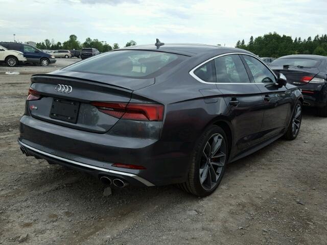 WAUC4DF51JA025655 - 2018 AUDI S5 PRESTIG GRAY photo 4