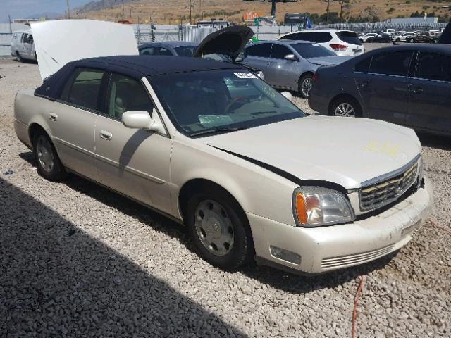 1G6KE57YXYU342050 - 2000 CADILLAC DEVILLE DH WHITE photo 1