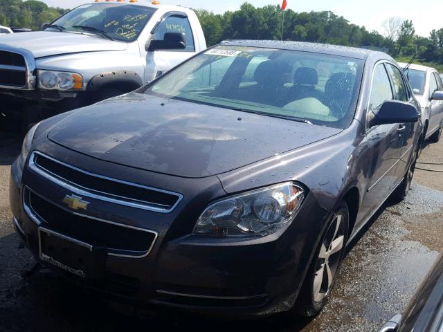 1G1ZC5E15BF137439 - 2011 CHEVROLET MALIBU 1LT CHARCOAL photo 2