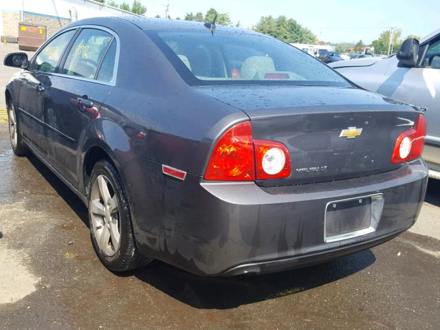 1G1ZC5E15BF137439 - 2011 CHEVROLET MALIBU 1LT CHARCOAL photo 3