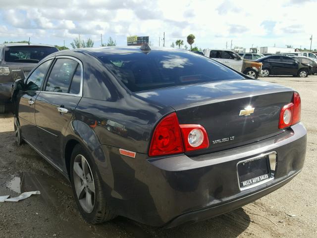 1G1ZC5E07CF371283 - 2012 CHEVROLET MALIBU 1LT 灰色 照片 3
