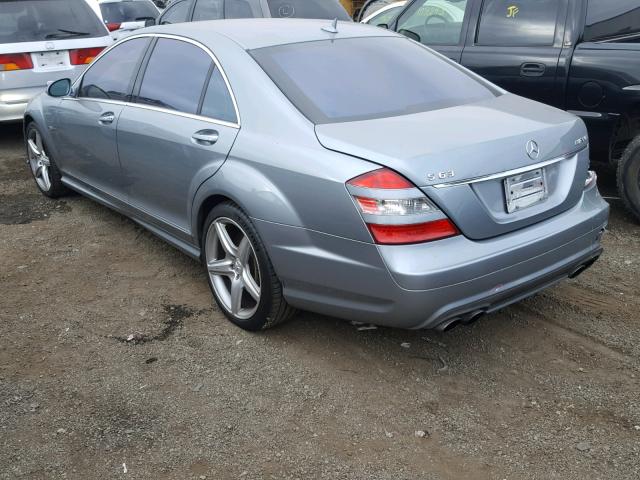 WDDNG77X48A143168 - 2008 MERCEDES-BENZ S 63 AMG SILVER photo 3