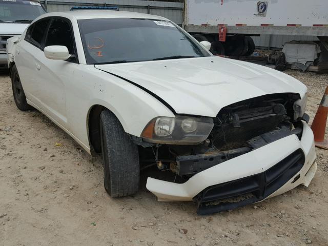 2C3CDXAT2CH181450 - 2012 DODGE CHARGER PO WHITE photo 1