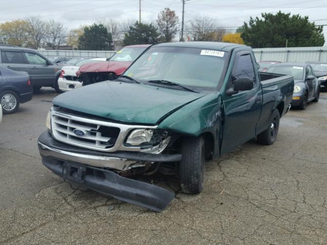 1FTZF1729XKA59632 - 1999 FORD F150 GREEN photo 2