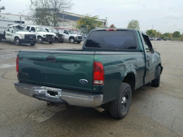 1FTZF1729XKA59632 - 1999 FORD F150 GREEN photo 4