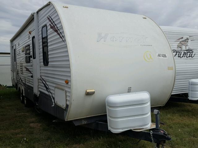 4YDT31R20A7200168 - 2010 KEYSTONE HORNET WHITE photo 1