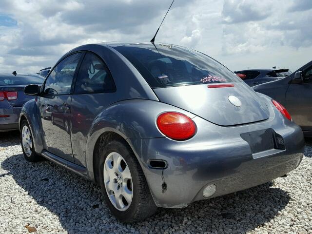 3VWCB21C62M422881 - 2002 VOLKSWAGEN NEW BEETLE 灰色 照片 3