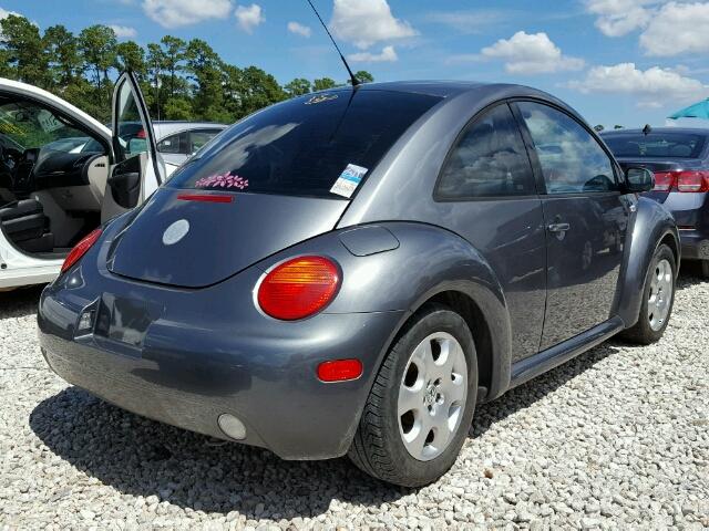 3VWCB21C62M422881 - 2002 VOLKSWAGEN NEW BEETLE 灰色 照片 4