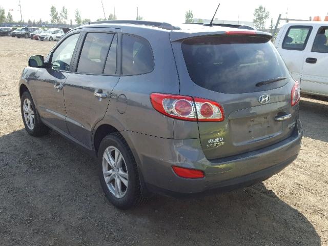 5NMSHDAG2AH415648 - 2010 HYUNDAI SANTA FE S GRAY photo 3