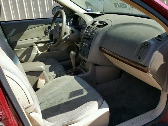 1G1ZT54875F275745 - 2005 CHEVROLET MALIBU LS 勃艮第红 照片 5