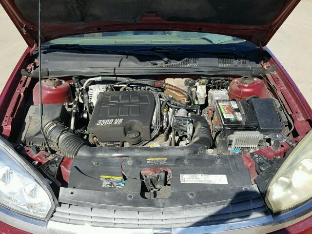 1G1ZT54875F275745 - 2005 CHEVROLET MALIBU LS 勃艮第红 照片 7