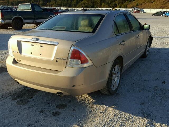 3FAHP08198R111899 - 2008 FORD FUSION SEL GOLD photo 4