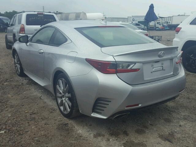 JTHHE5BC5F5006976 - 2015 LEXUS RC 350 SILVER photo 3