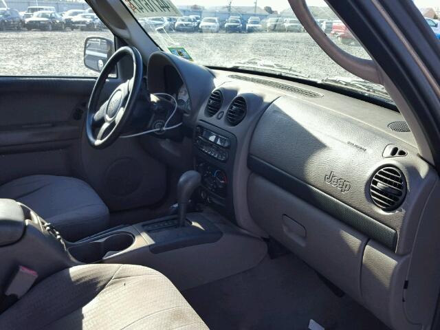 1J4GL48K72W149678 - 2002 JEEP LIBERTY SP BROWN photo 5