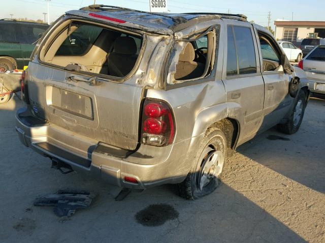 1GNDT13S532190499 - 2003 CHEVROLET TRAILBLAZE TAN photo 4