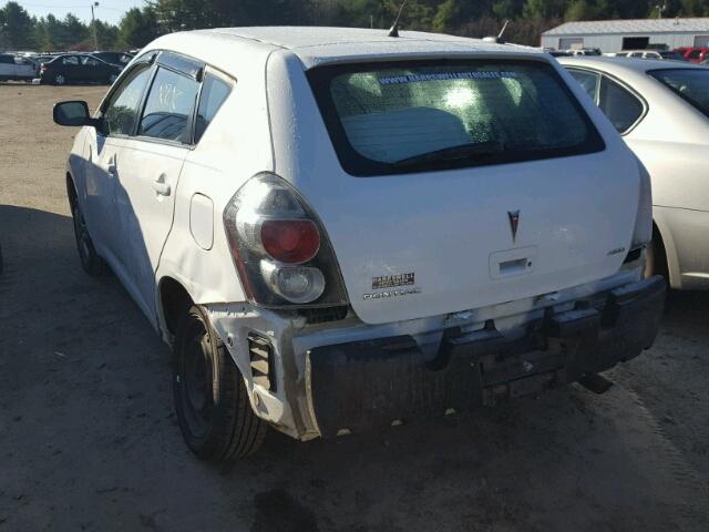 5Y2SM67009Z419738 - 2009 PONTIAC VIBE WHITE photo 3