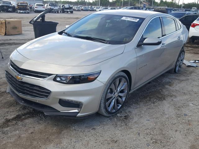 1G1ZH5SX9GF331179 - 2016 CHEVROLET MALIBU PRE GOLD photo 2