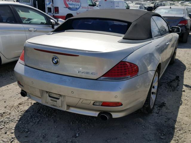 WBAEK73465B324439 - 2005 BMW 645 CI AUT TAN photo 4