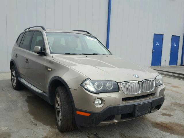 WBXPC93489WJ27603 - 2009 BMW X3 XDRIVE3 GOLD photo 1