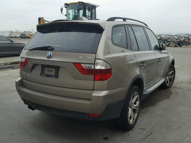 WBXPC93489WJ27603 - 2009 BMW X3 XDRIVE3 Gold Foto 4