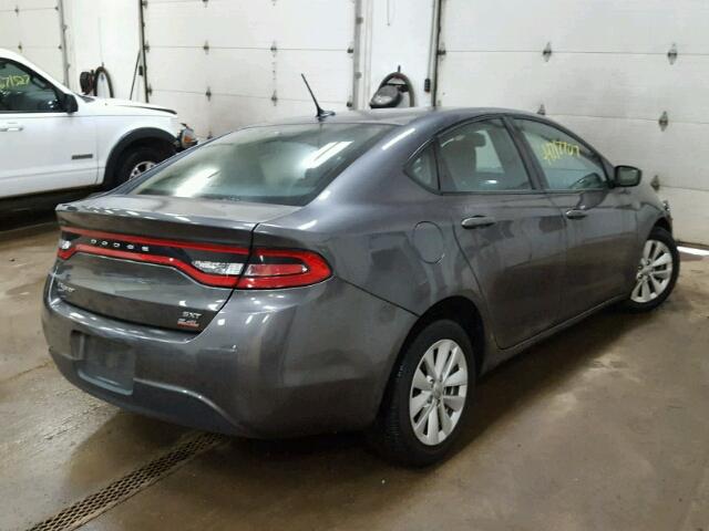 1C3CDFBB0ED877692 - 2014 DODGE DART SXT GRAY photo 4