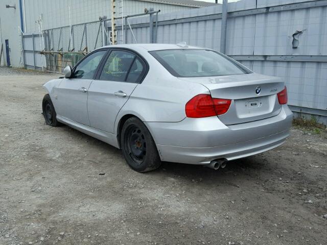 WBAPK7C54BF086614 - 2011 BMW 328 XI SILVER photo 3