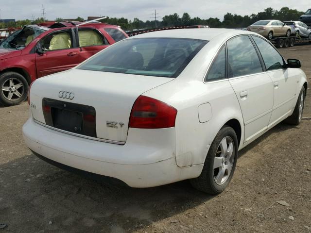 WAUED24B7YN047944 - 2000 AUDI A6 2.7T QU WHITE photo 4