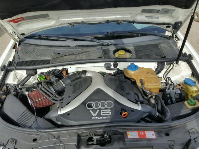 WAUED24B7YN047944 - 2000 AUDI A6 2.7T QU WHITE photo 7