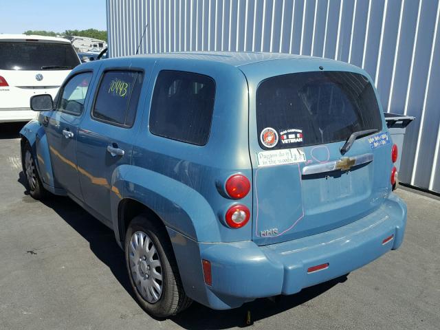 3GNDA13D57S627497 - 2007 CHEVROLET HHR LS BLUE photo 3