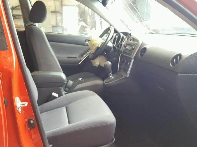 2T1KR32E55C394780 - 2005 TOYOTA COROLLA MA RED photo 5