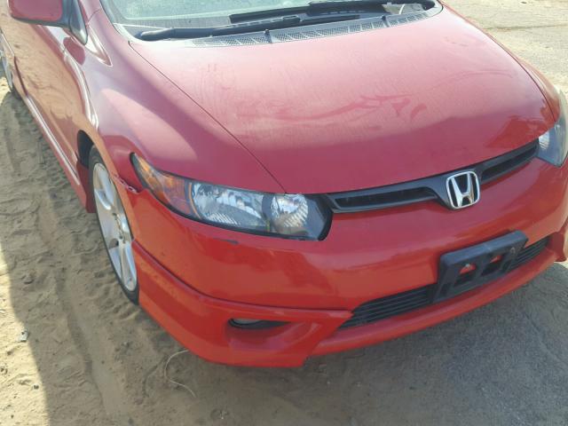 2HGFG12948H555601 - 2008 HONDA CIVIC EXL 红色 照片 10