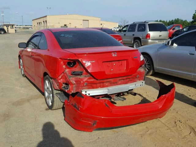 2HGFG12948H555601 - 2008 HONDA CIVIC EXL 红色 照片 3