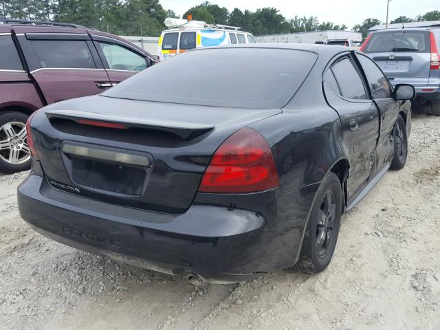 2G2WP542551300292 - 2005 PONTIAC GRAND PRIX BLACK photo 4