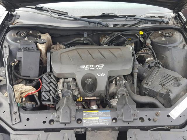 2G2WP542551300292 - 2005 PONTIAC GRAND PRIX BLACK photo 7