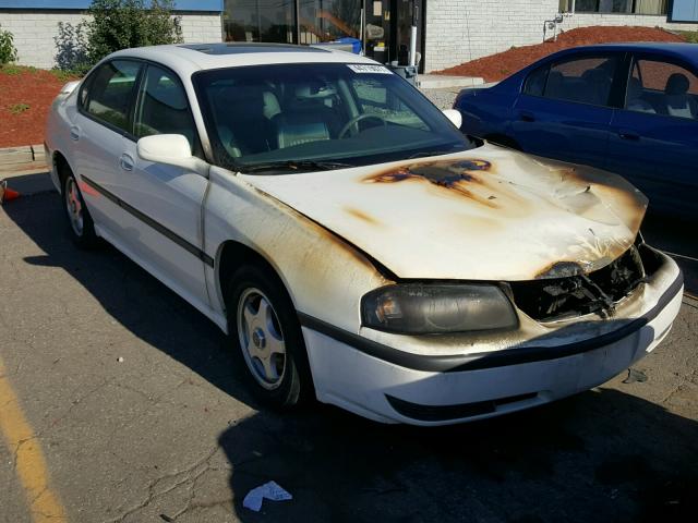 2G1WH55K229362939 - 2002 CHEVROLET IMPALA WHITE photo 1