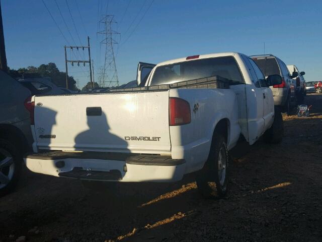 1GCDT19X4X8155113 - 1999 CHEVROLET S TRUCK S1 WHITE photo 4