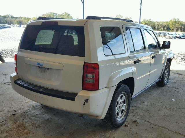 1J8FT28W58D644547 - 2008 JEEP PATRIOT SP WHITE photo 4