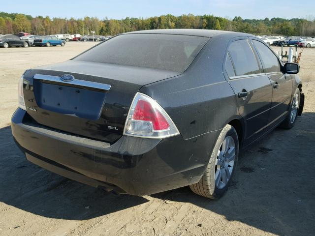 3FAFP08Z46R202217 - 2006 FORD FUSION BLACK photo 4