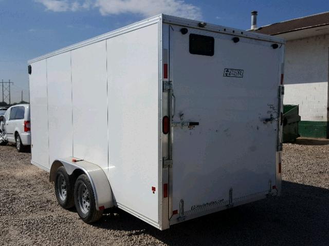 5WFBE1627HB011742 - 2017 UTILITY TRAILER WHITE photo 3