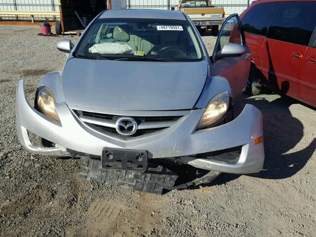 1YVHZ8BH4A5M22409 - 2010 MAZDA 6 I SILVER photo 9