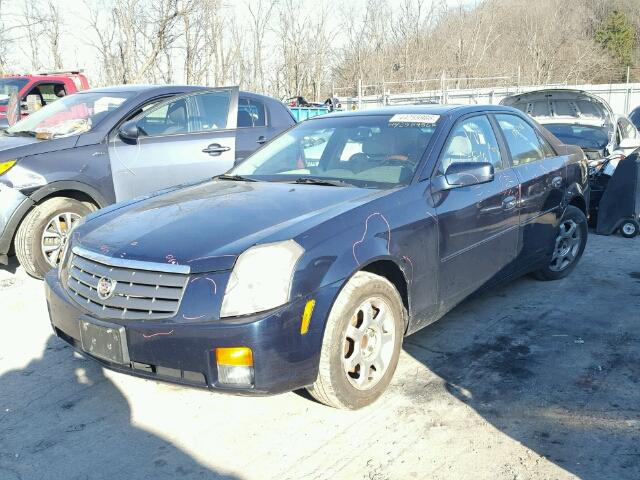 1G6DM57N630111633 - 2003 CADILLAC CTS BLUE photo 2